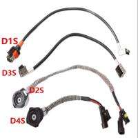 2PCS d1s D1C D2S D3S D4S Socket Adaptor  Xenon Bulbs Wiring Harness Cable 12V Cars HID OEM Lighting Holder Plug Play Bulbs  LEDs  HIDs