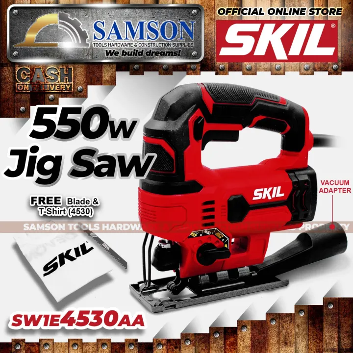 SKIL 550W Jigsaw (SW1E4530AA) with FREE TShirt (4530) *SAMSON TOOLS