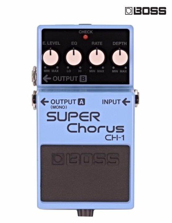 boss-ch-1-super-chorus-เอฟเฟคกีตาร์-เสียงคอรัส-รุ่นคลาสสิคยอดนิยม-แถมฟรีถ่านพร้อมใช้งาน