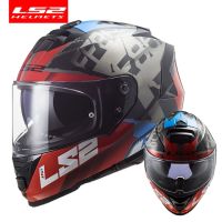 FF800 LS2ของแท้หมวกกันน็อค Ls2กันพายุหมวกคลุมเต็มหน้า Kaciga Casco Moto Capacete พร้อมระบบปลอดหมอก