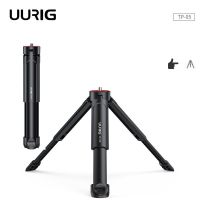 UURIG Mini Phone Tripod Tabletop Tripod Stand W 1/4" Screw Hand Grip for Phone Camera Led Light Stabilizer Osmo Mobile Smooth 4