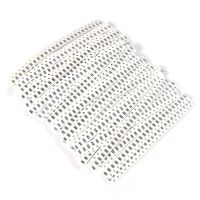 900pcs SMD Resistor Kit 1206 SMD Chip Fixed Resistor Kit 1% 1/4W 0.25W 1ohm -10M ohm 36 Value 25 Pcs Assorted Samples kit