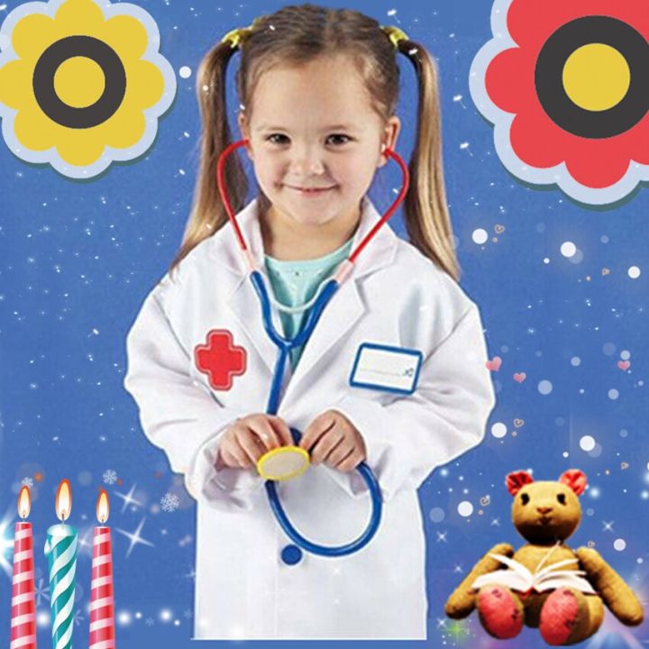 เครื่องแต่งกายคอสเพลย์ฮาโลวีนเด็กชุดพยาบาลต่ำกว่า160ซม-เครื่องแต่งกายสำหรับการแสดงในงานคาร์นิวัลชุดของเล่นน่ารัก