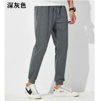 Mens pants casual pants spring and autumn loose large Harla男士裤子休闲裤春秋款宽松大码哈伦弹力束脚裤潮流百搭小脚长裤男12.10