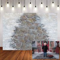 Mehofond Photography Background Winter Stone Floor Backdrop Christmas Snow Rock Baby Portrait Decor hotophone Photo Studio Props