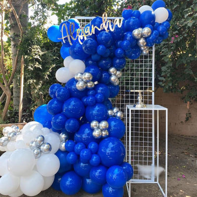 127Pcs Navy Blue Balloons Garland Klein Blue Balloon Arch Bachelorette Anniversary Engagement Party Backdrop Wedding Decorations