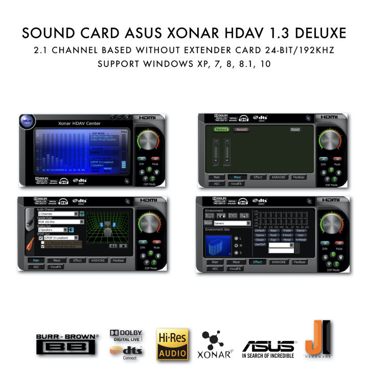 sound-card-asus-xonar-hdav-1-3-deluxe-2-1-channel-pci-e-second-hand