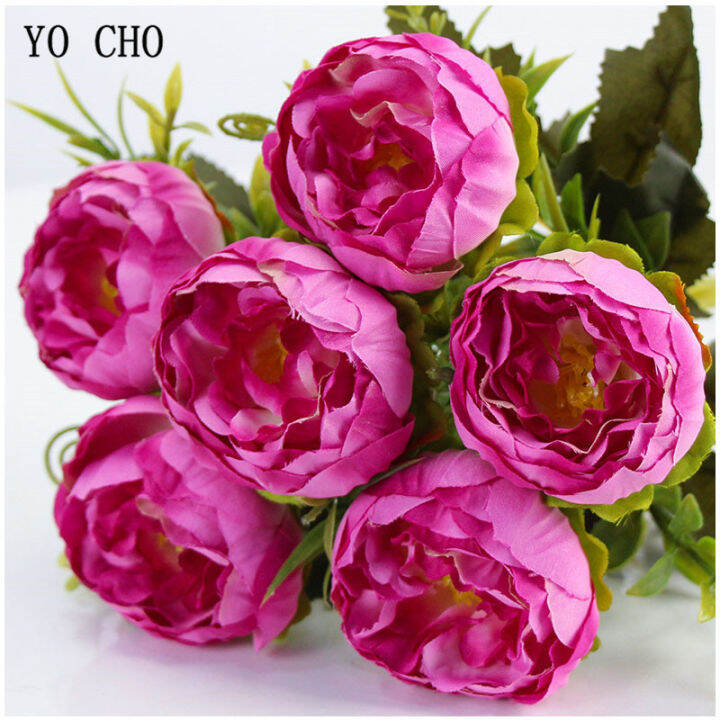 yo-cho-artificial-silk-flower-6-heads-peony-mini-bouquet-fake-peony-flower-champagne-bridesmaid-wedding-bouquet-home-party-decor