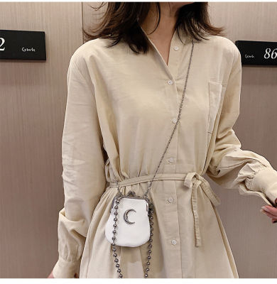 Fashionable Canvas Clutch Single Shoulder Cotton Bag Knot Pouch Handbag Walking Handbag Key Phone Pouch Portable Cotton Wrist Bag