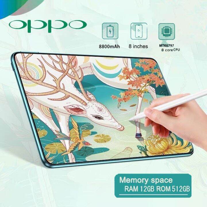 ☝OPPO tablet Android Tablet Large Screen 2022 NEW Cheap Tablet 12+512GB