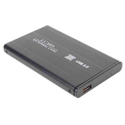 【Hot-Selling】 USB 2.5นิ้ว2.0เคสไปยัง SATA HDD ภายนอก480Mbps อะลูมินัมอัลลอย SSD กล่องใส่ฮาร์ดดิสก์ตัวเลข SATA กล่องฮาร์ดดิสก์ USB 2.0