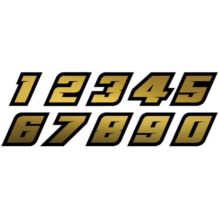 Racing Number Motorcycle Decal Sticker 3.5 | Lazada PH