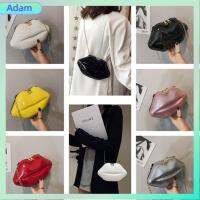 ADAM แฟชั่น ของขวัญ กระเป๋าเหรียญ Tote Bag กระเป๋าโทรศัพท์มือถือ โซ่ กระเป๋า PVC ปาก Satchel Mini Crossbody Messenger Lips Shape Chain กระเป๋าสะพายไหล่