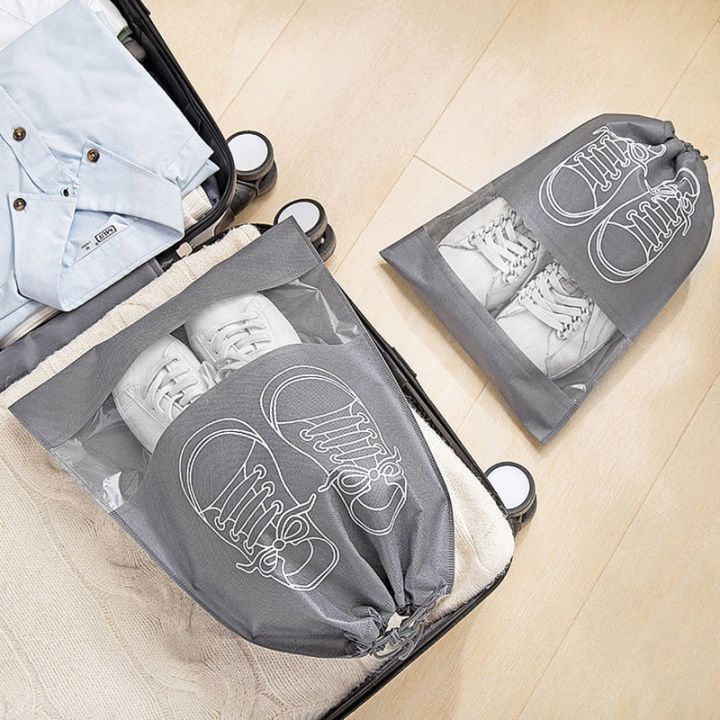 5-10pcs-non-woven-shoes-storage-bags-portable-space-saving-closet-organizer-travel-bag-waterproof-pocket-hanging-organization