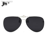 ﹍ JM Polarized Clip On Sunglasses Pilot Filp Up Women Men Sun Glasses for Prescription Glasses