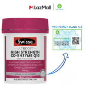 Viên uống hỗ trợ tim Swisse Co-Enzyme Q10 300mg 90 Viên