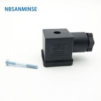 1pc Plug Solenoid Valve Coil Connector DIN43650 A / B / C For Valve Solenoid Coil DC24VAC220VDC12V