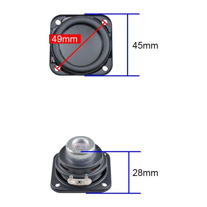 ghxamp-1-75นิ้ว45มม-สำหรับ-harman-kardon-neodymium-ลำโพงอัจฉริยะขนาดเล็กแตร6ohm-6w