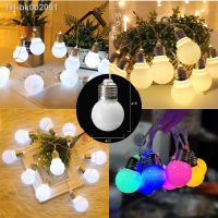 ✺☂ LED Christmas Fairy Big Bulb Ball Garland Holiday String Light 3/6M Battery Powered Decoration Garden Wedding Valentine Party