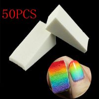 50PCS Manicure Tool Nail Art Nail Sponge Beauty Gradient Tips DIY Image Stamp For Gradient Color Template Nail Transfer Makeup Artist Brushes Tools