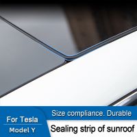 【LZ】 Sunroof vidro anel de vedação tira brisa telhado do vento redução redução ruído kit vedação para tesla modelo 3 y