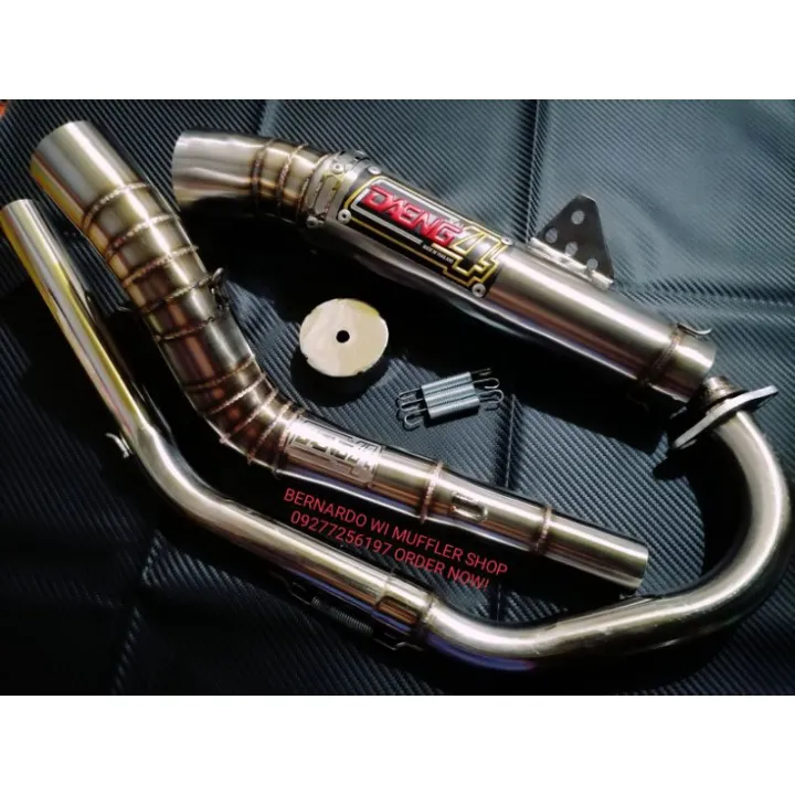 WK ROUSER 135 LS OPEN MUFFLER EXHAUST PIPE COMPLETE SET ALSO AVAILABLE ...