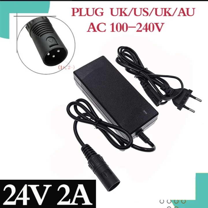 Newprodectscoming 24v 2a Battery Charger Mobility Scooter Electric Power Wheelchair 3 Wheel 4161