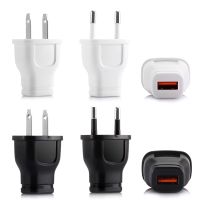 【┋】 Huilopker MALL 1Pcs 5V 1A Eu/us พอร์ต USB เดี่ยวปลั๊กชาร์จโทรศัพท์มือถือ USB Power Adapter