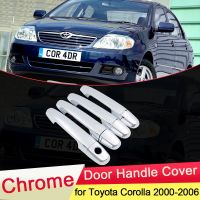 【Taste life】สำหรับ Toyota Corolla 2000 2001 2002 2003 2004 2005 2006 E120 E130 Chrome Trim จับหมวกอุปกรณ์จัดแต่งทรงผม