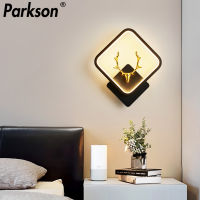 220V Led Wall Lamp Indoor Black And White Wall Light Simple Art Indoor Home Decoration Modern Living Room Corridor Bedside