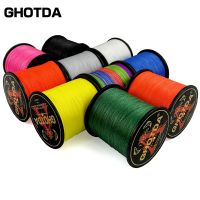 GHOTDA Durable Carp Fishing 10-80lb Ice Fishing Line Braid 300M 100M 4 Strands PE Fishing Wire Multifilament Thread