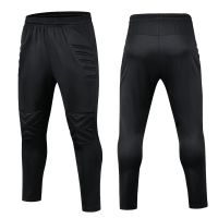 2023 New Men sport Running pants Mens Adult kids boys Soccer Goalkeeper pants Protective Sponge Leg football Training trousers