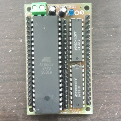 AT89S52 development board ไมโครคอนโทรลเลอร์ MCS51 32IO 11.0592MHz 16 output invert driver 74HC540