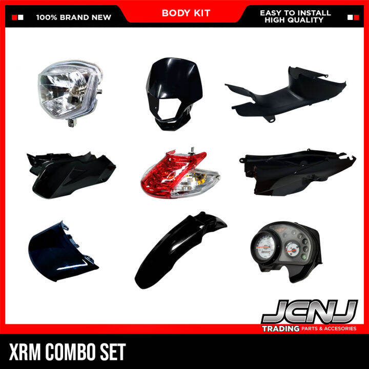 JCNJ Motorcycle Body Kit Honda XRM Fairings Combo Set Lazada PH