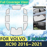 Full Cover Sunshades For Volvo XC90 2016 2017 2018 2019 2020 2021 Car Windshields Accessories Sun Protection Sunblind Parasol