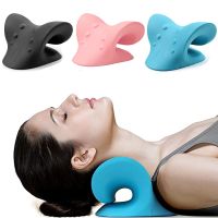 Neck Shoulder Relaxer Stretcher Cervical Traction Device Chiropractic Pillow Neck Cloud for Pain Relief Cervical Spine Alignment