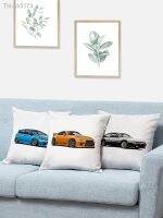 ஐ✺☊ Car Printing Series Sofa Creative Cushion Cover Simple Pillowcase Home Decor Party Car Bedding