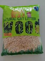 ทรายแมวไม้สน 10 ลิตร ไร้สารเคมี ดับกลิ่นได้ดี / Wood cat litter 10 L