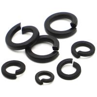 5-100 Buah M2 M2.5 M3 M3.5 M4 M5 M6 M8 M10 M10 M14 - M24 Kelas Hitam 8.8 Baja Musim Semi Mesin Cuci Kunci Split Gasket Elastis DIN127 GB93