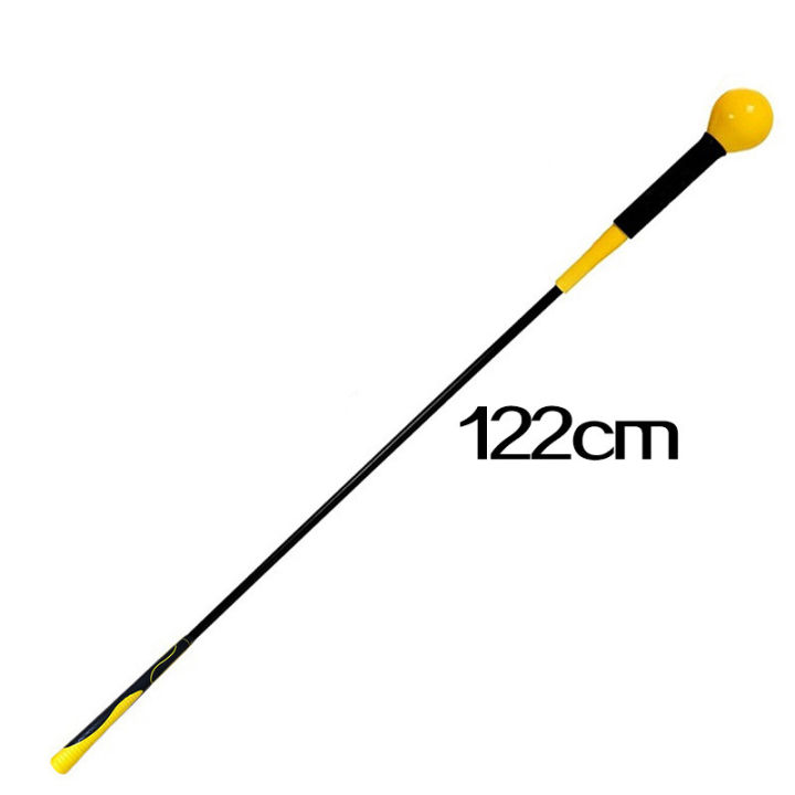 ไม้ซ้อมวงสวิง-strength-and-tempo-trainer-48-inch-yellow-ไม้ฝึกซ้อมวงสวิงกอล์ฟ