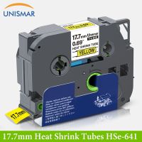 【HOT】 2PK HSe-241 HS 241สีขาวความร้อน Heat Shrink หลอดสำหรับบราเดอร์ HSe241 Touch PT300 ST1150 PT1750 Label Maker 17.7มม.