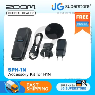 Zoom H1n Handy Recorder - White With Zoom SPH-1N Accessory Pack…