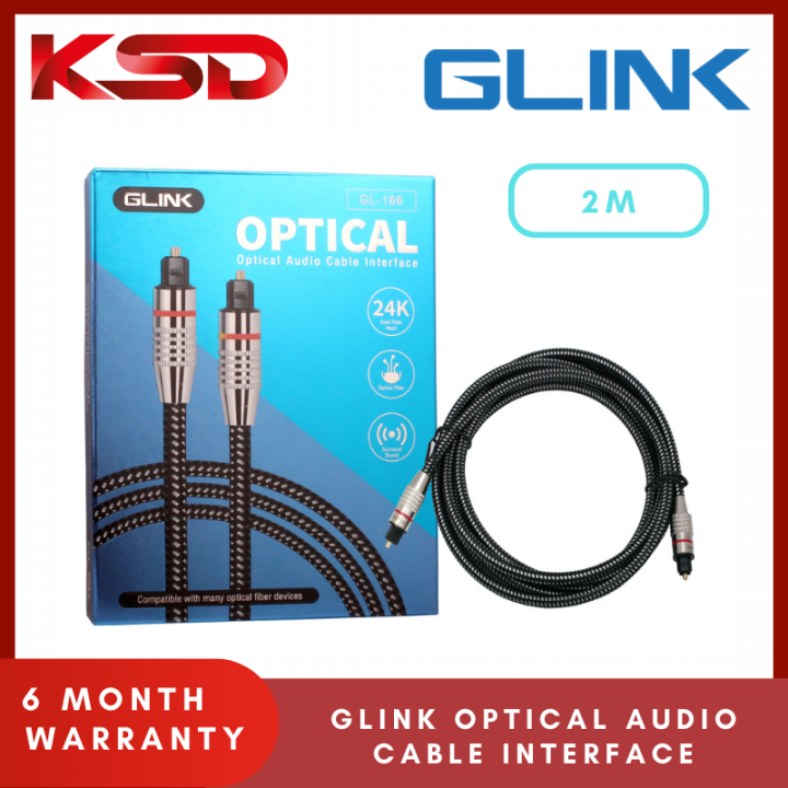 GLINK OPTICAL AUDIO CABLE INTERFACE (CB378BK/GL166) Lazada