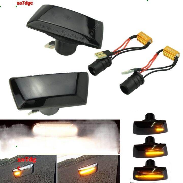 เครื่องหมายบังโคลนด้านข้างแบบไดนามิก-xo7dgc-สัญญาณเลี้ยว-led-สำหรับ-cadillac-bls-cts-เชฟโรเลต-cruze-aveo-t300-buick-opel-zafira