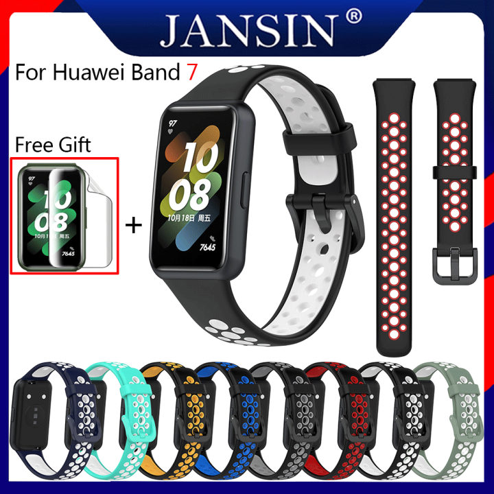 สาย-สำหรับ-huawei-band-7-สายนาฬิก-สายซิลิโคนสำหรับเล่นกีฬาสำหรับ-for-huawei-watch-band-7-สายซิลิโคน