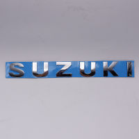 โลโก้ Logo "S U Z U K I" อักษรแต่งรถ แต่งท้าย สีโครเมี่ยม