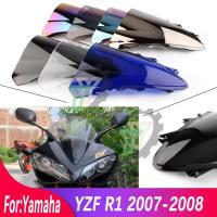 07-08 Cafe racer Motorcycle Accessories Windshield Motorbike Windscree Wind Deflector For Yamaha YZF R1 YZF-R1 YZFR1 2007-2008