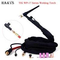 WP17 WP17FV WP17F TIG Welding Torch Gas-Electric Integrated Red Hose 4M 35-50 Euro Connector 13FT Air Cooled