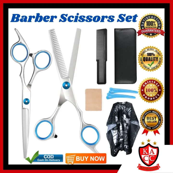 [KACC] Barber Scissors Set Scissors Heavy Duty Scissors Stainless