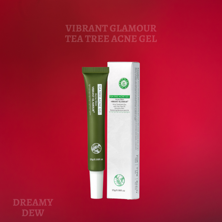 VIBRANT GLAMOUR Herbal Acne Treatment Gel Tea Tree Oil Treat Pimples